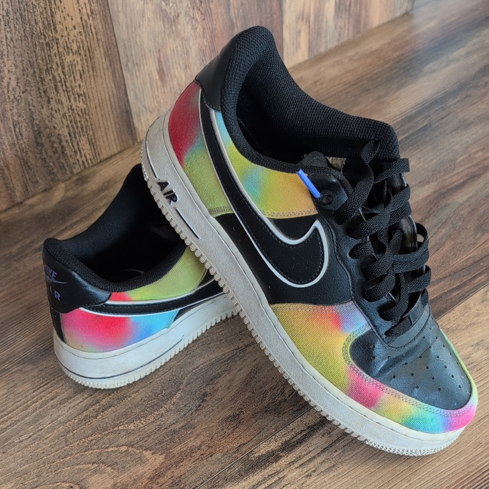 Nike Air Force 1 AF1 Low Tie Dye Vintage Sneakers Men's 10